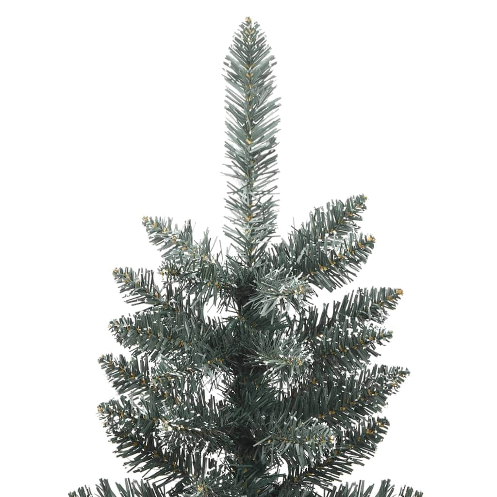 Artificial Slim Christmas Tree with Stand Green 120 cm PVC