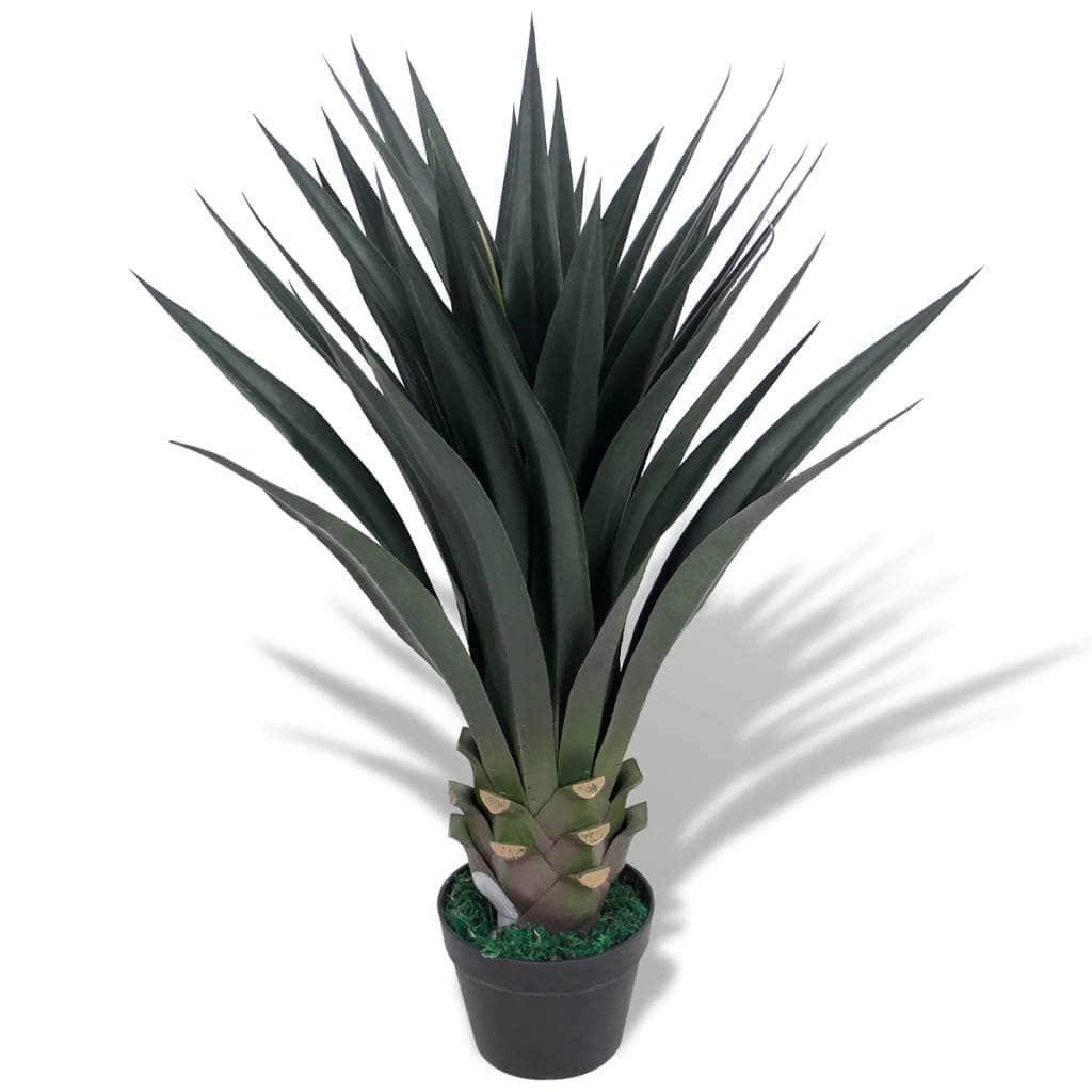 Artificial Yucca Plant with Pot 90 cm Green