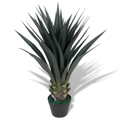 Artificial Yucca Plant with Pot 90 cm Green