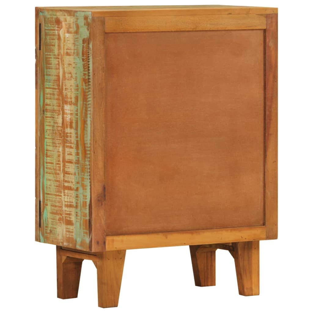 Artisanal Elegance: Reclaimed Solid Wood Hand-Carved Sideboard