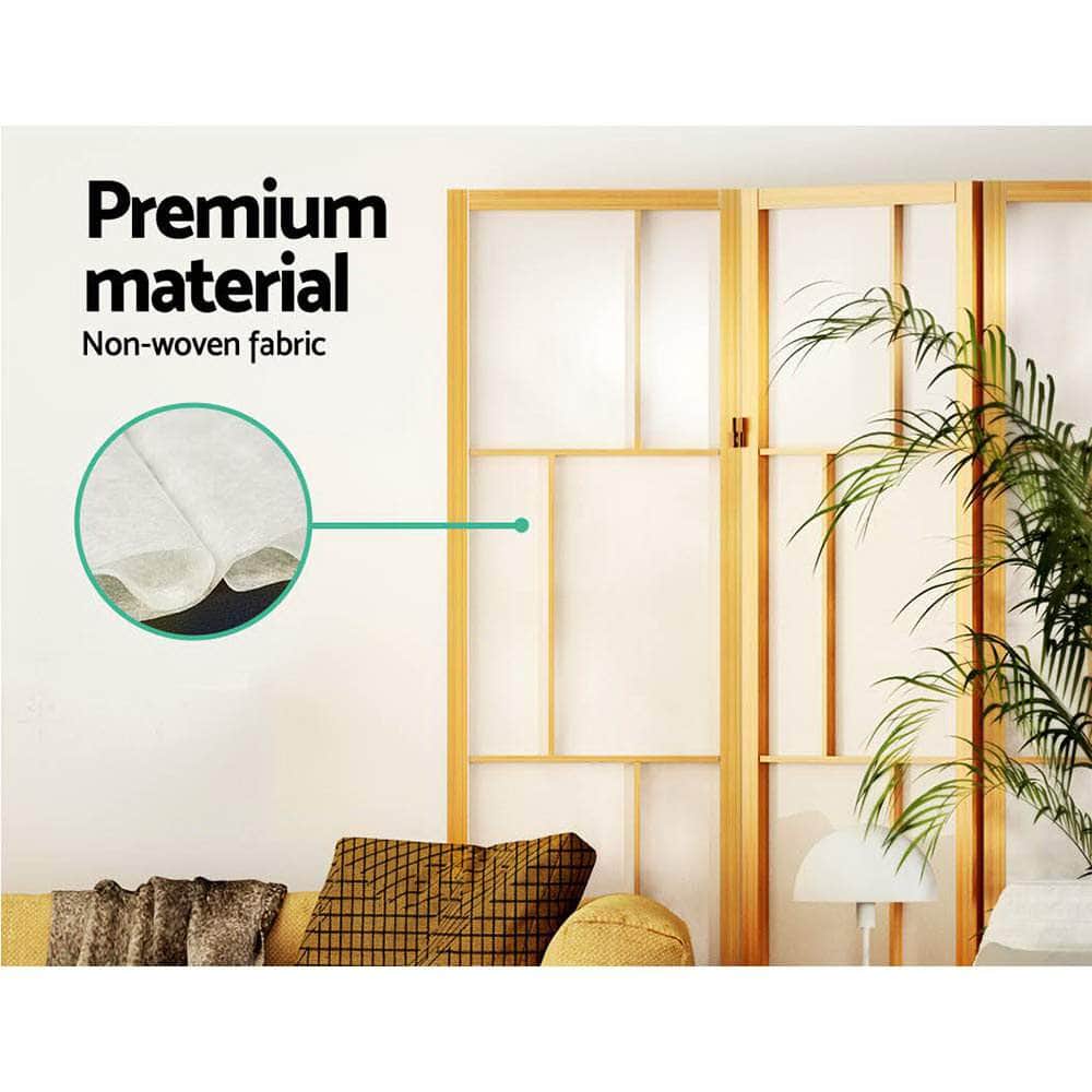 Ashton Room Divider Screen Privacy Wood Dividers Stand 3 Panel Natural