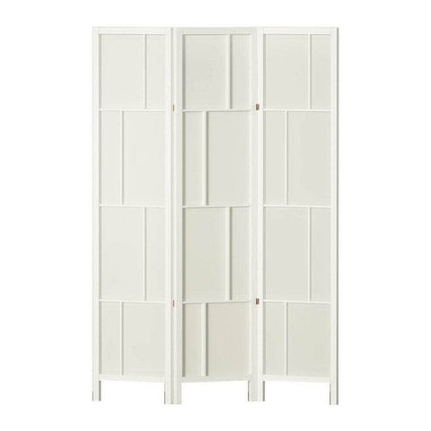 Ashton Room Divider Screen Privacy Wood Dividers Stand 3 Panel White