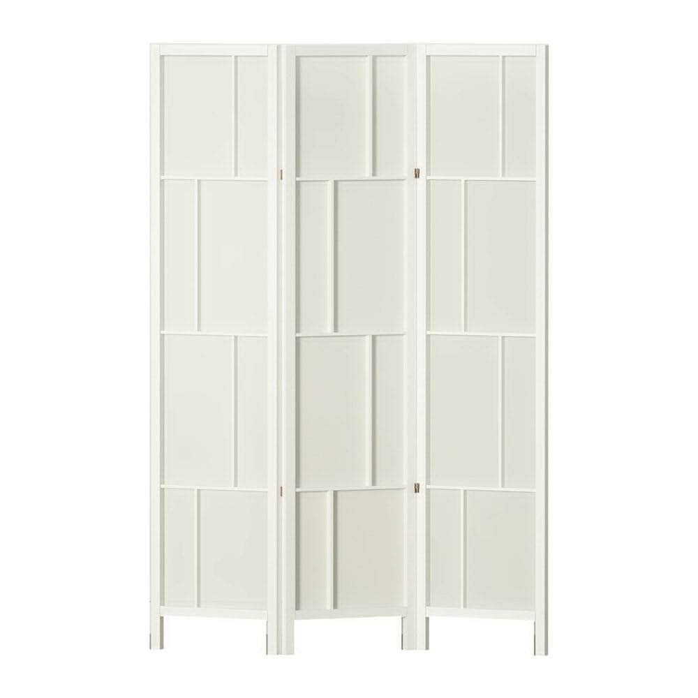 Ashton Room Divider Screen Privacy Wood Dividers Stand 3 Panel White