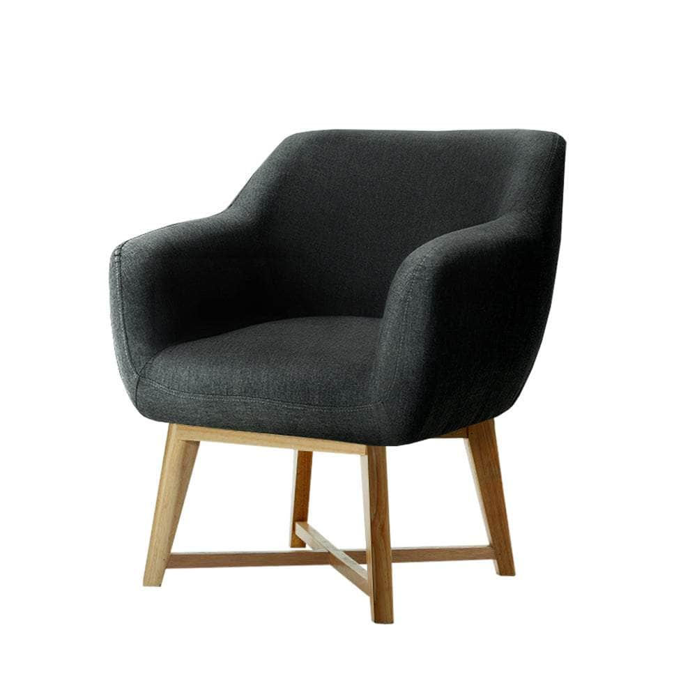 Aston Tub Accent Chair Charcoal