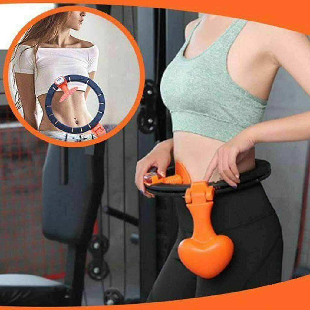 Auto-Spinning Hula Hoop for Weight Loss with LCD