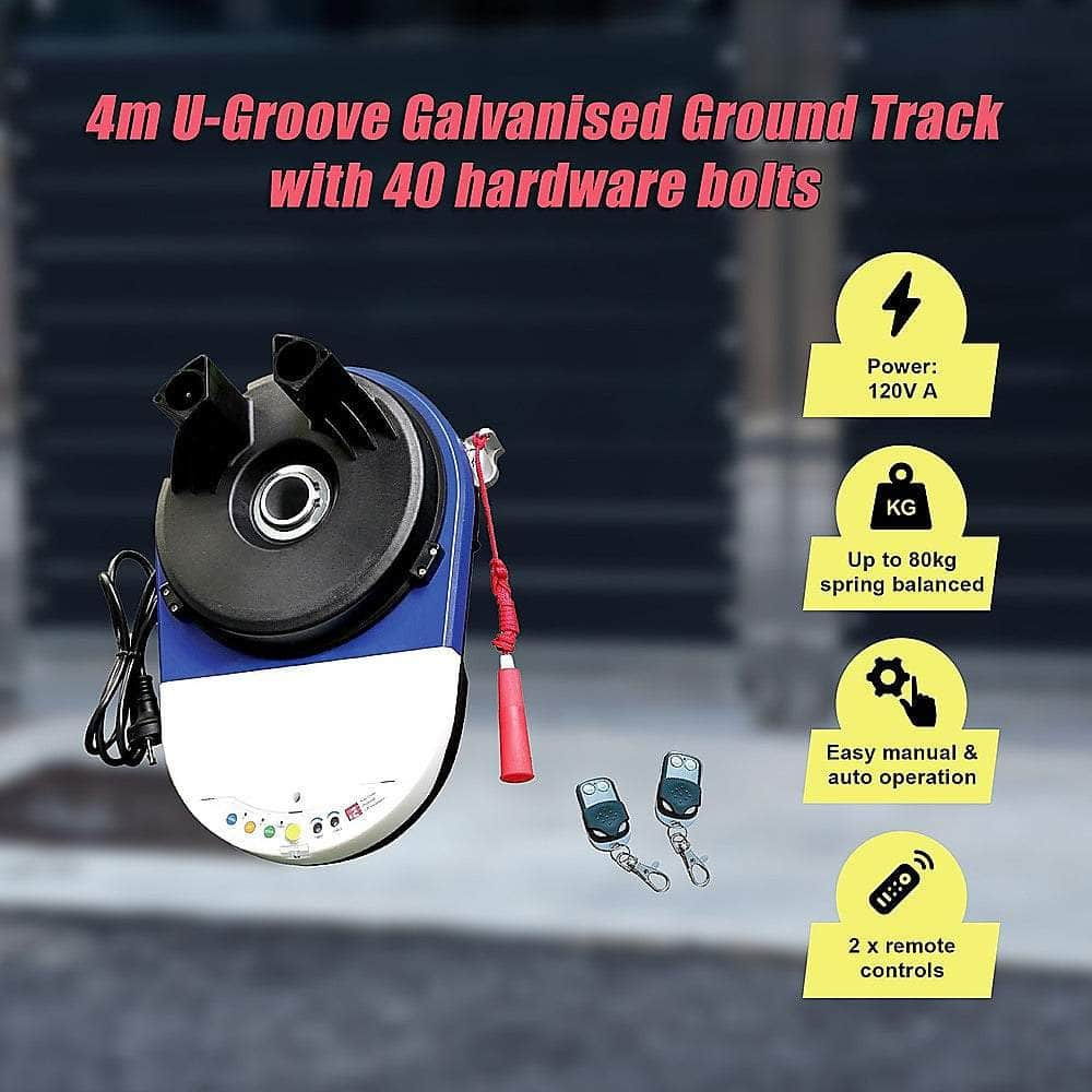 Automatic Garage Roller Door Motor - 500N Max