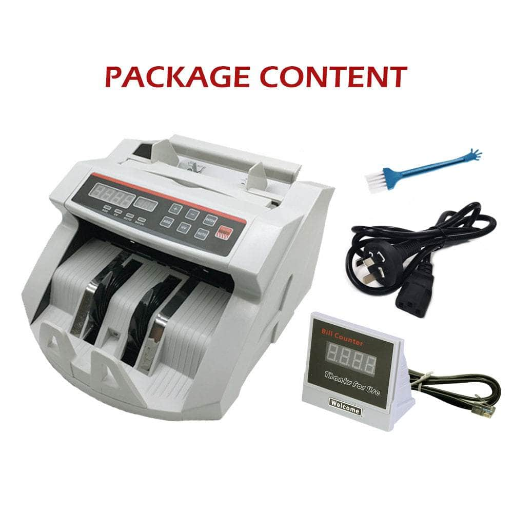 Automatic Money Bill Banknote Cash Counter Machine +Digital Display