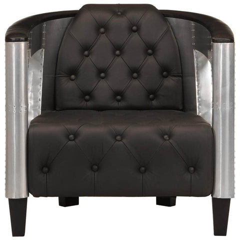 Aviator Armchair Black