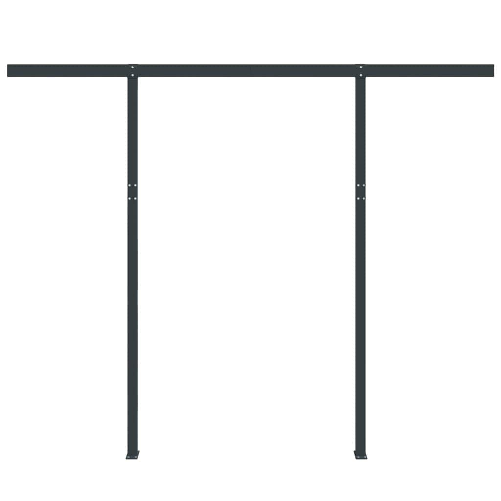 Awning Post Set - Anthracite  Iron