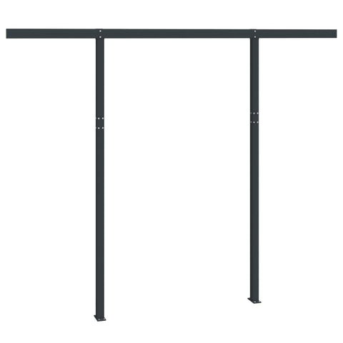 Awning Post Set - Anthracite  Iron