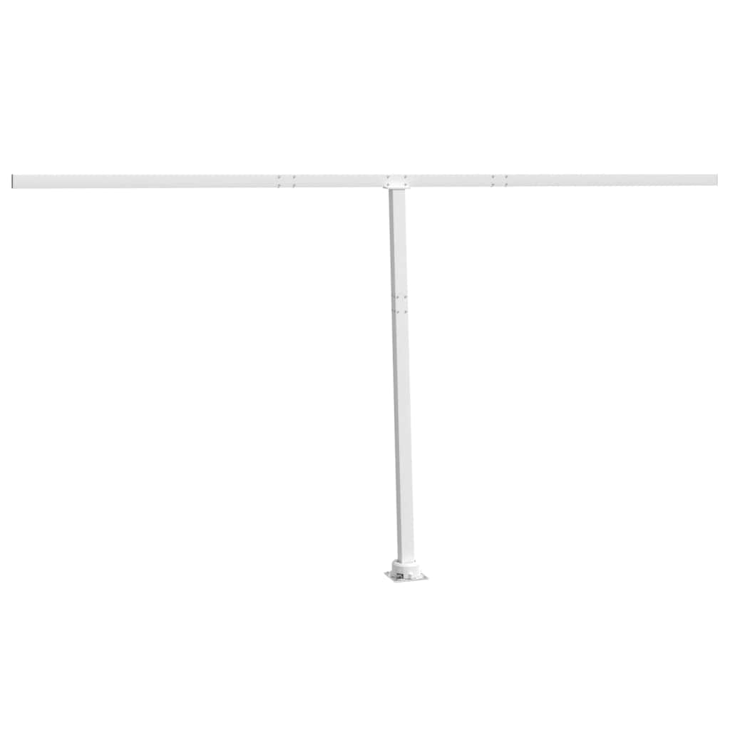 Awning Post Set - White Iron