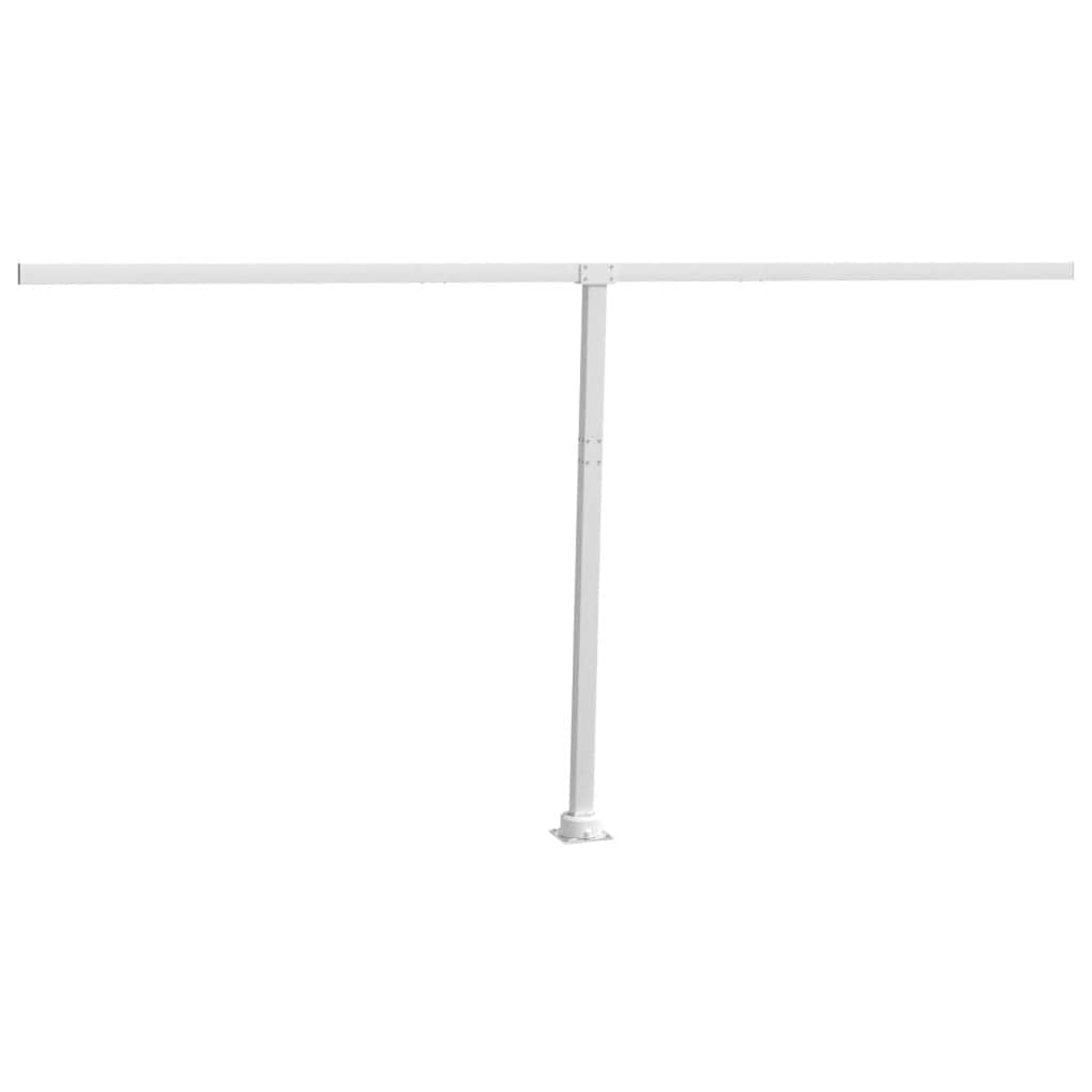 Awning Post Set - White Iron