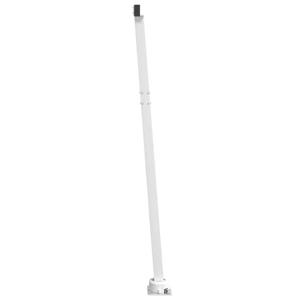 Awning Post Set White - Iron