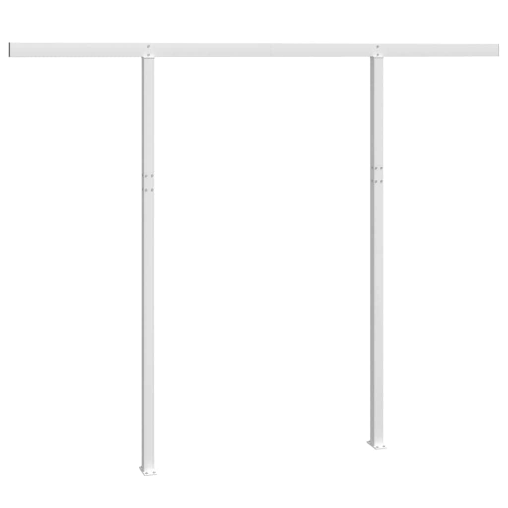 Awning Post Set White-Iron