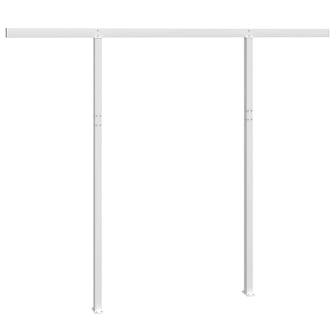 Awning Post Set White-Iron