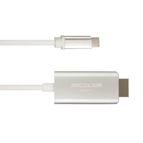 Axcelek Usb-C M To Hdmi M 2M Cable Aluminium 4K