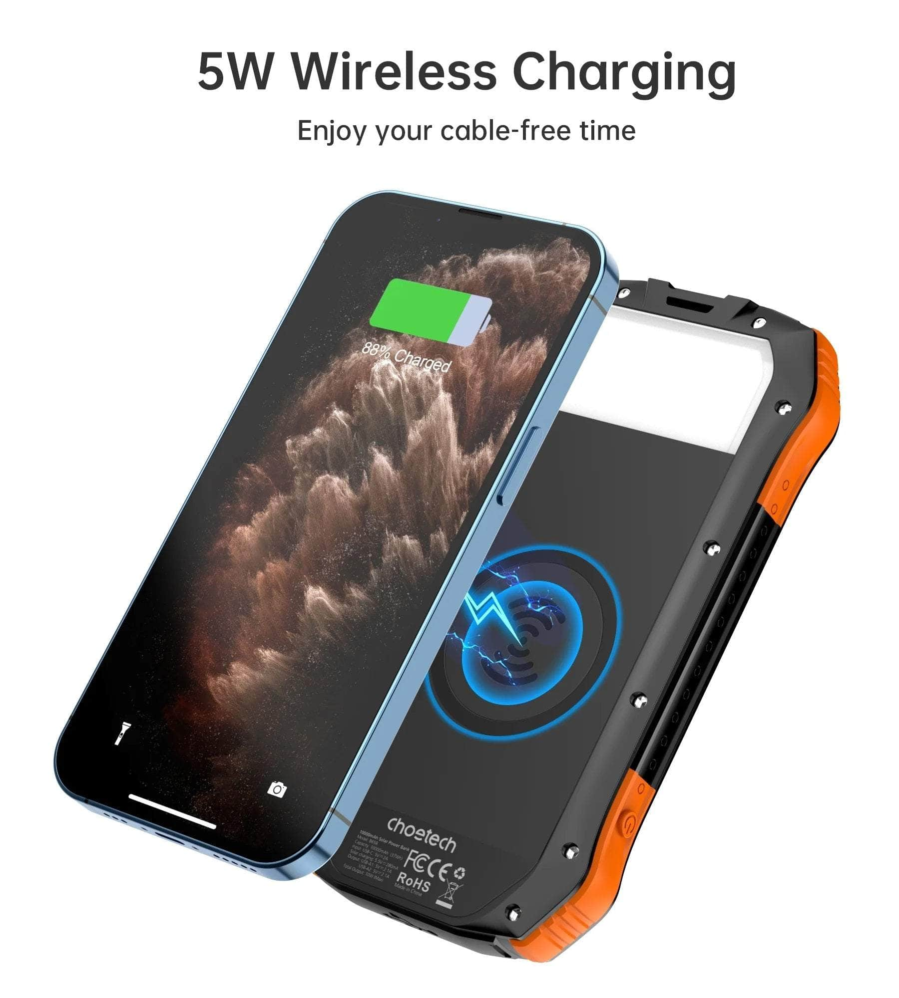 B657 20000Mah Solar Power Bank