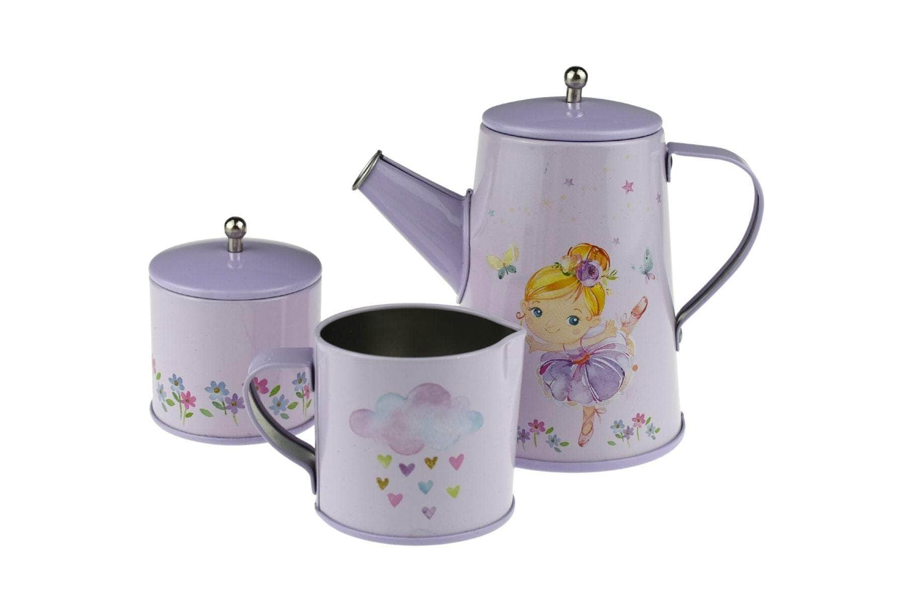 Ballerina Tin Tea Mug Set 13Pcs