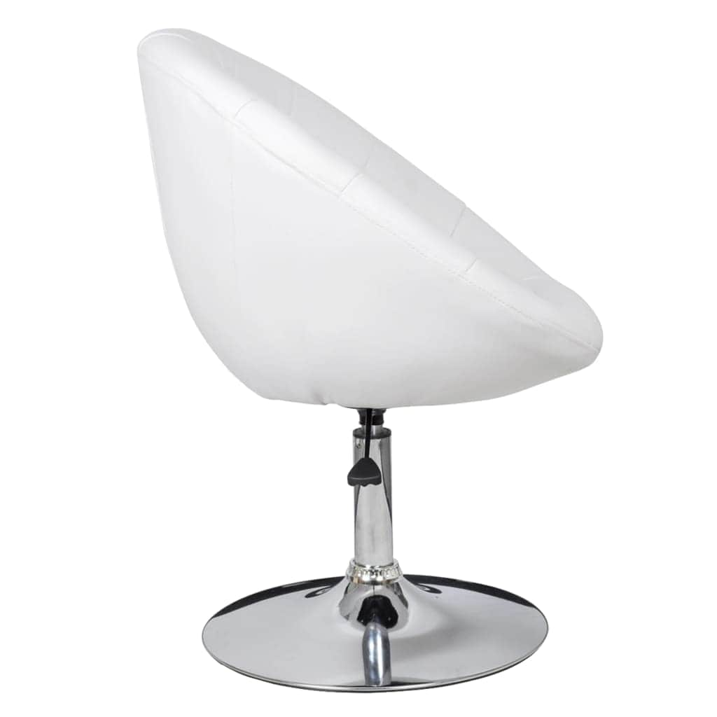 Bar Chair White Leather