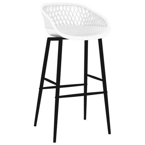 Bar Chairs 4 pcs White