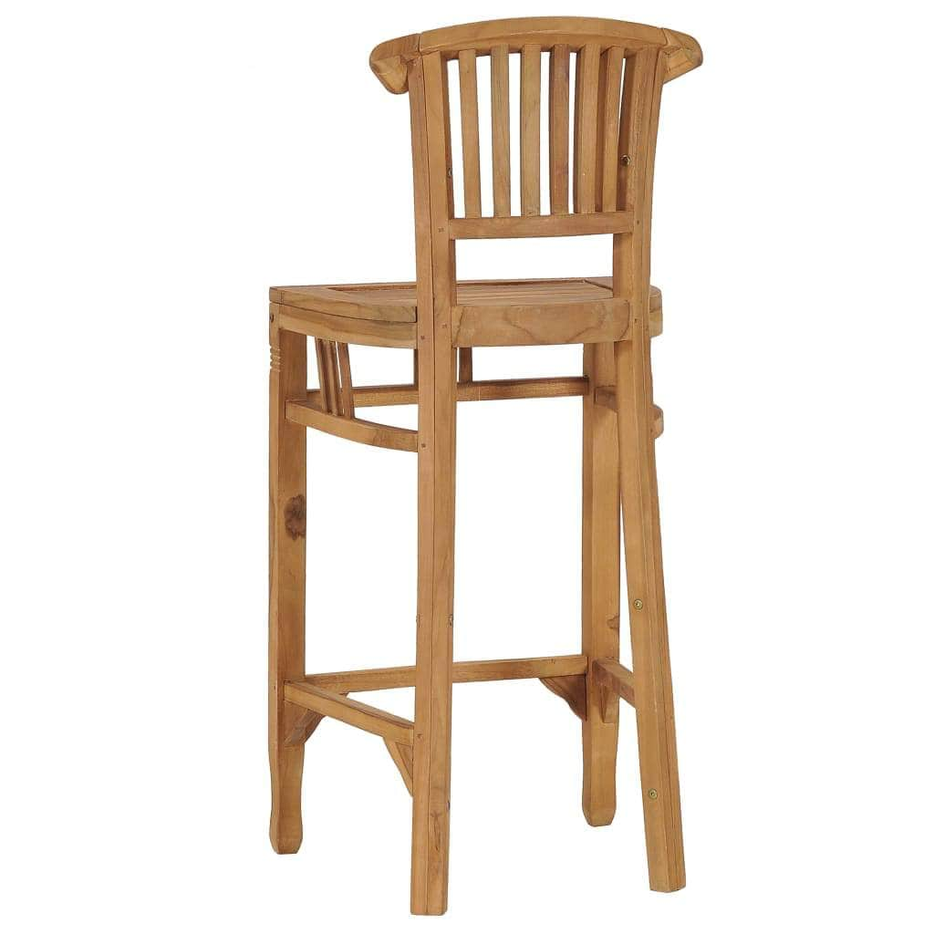 Bar Stool Solid Teak Wood