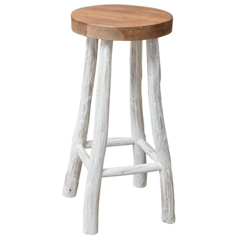 Bar Stool Solid Teak Wood