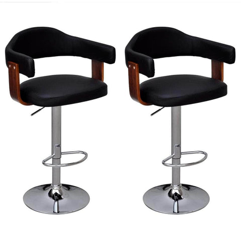 Bar Stools 2 pcs Bent Wood