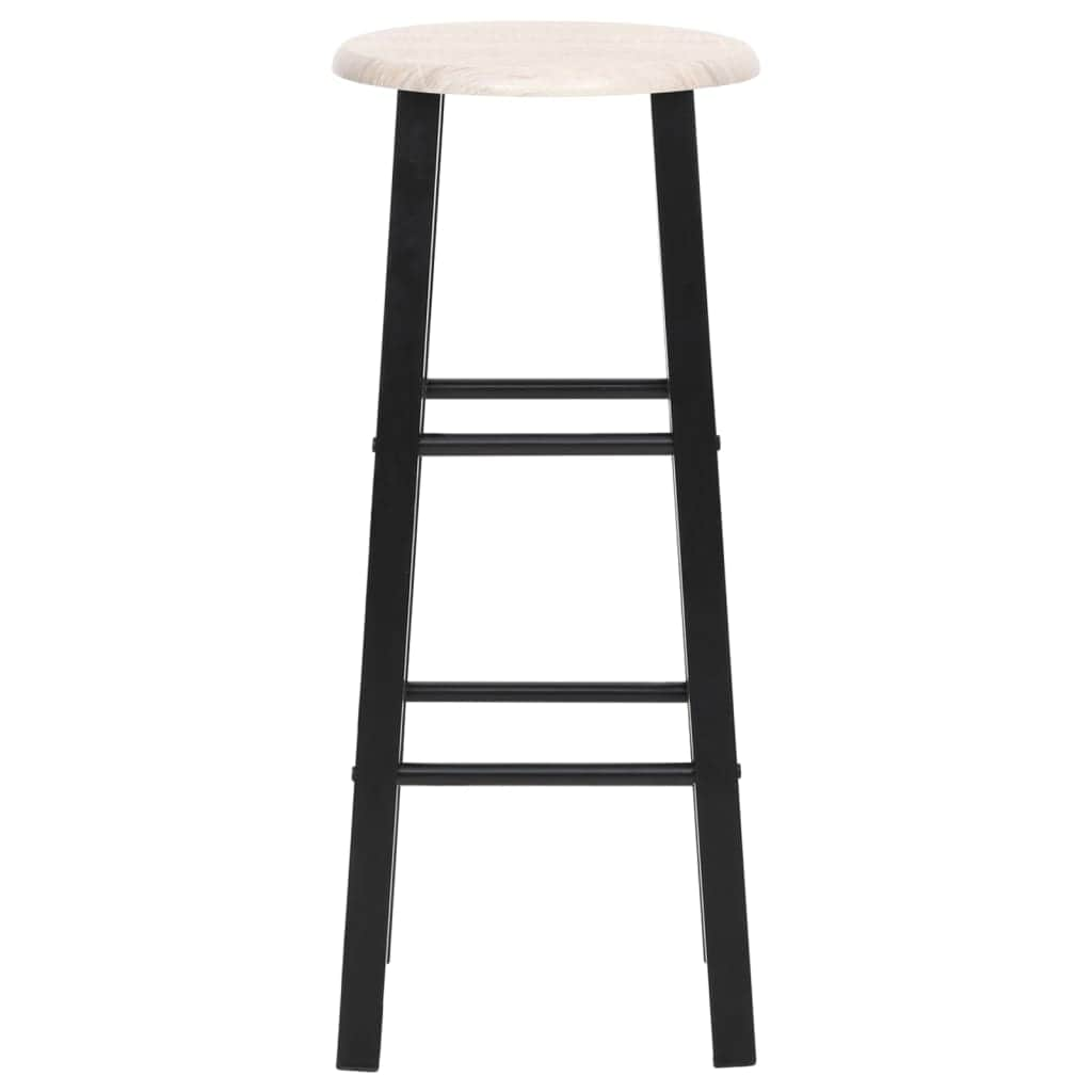 Bar Stools 2 pcs Black