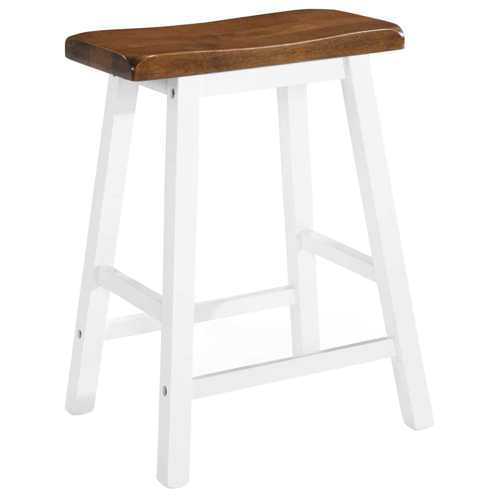 Bar Stools 2 pcs Solid Wood