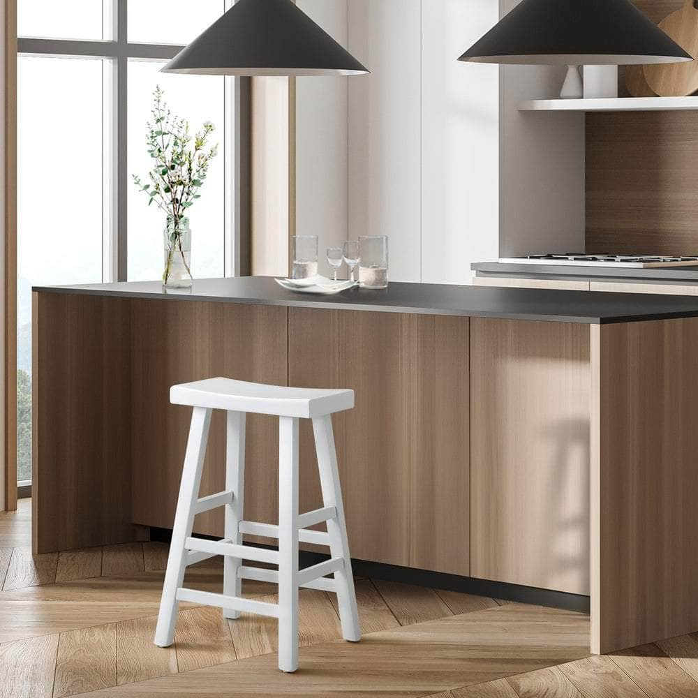 Bar Stools Kitchen Stool Wooden Counter Chairs White