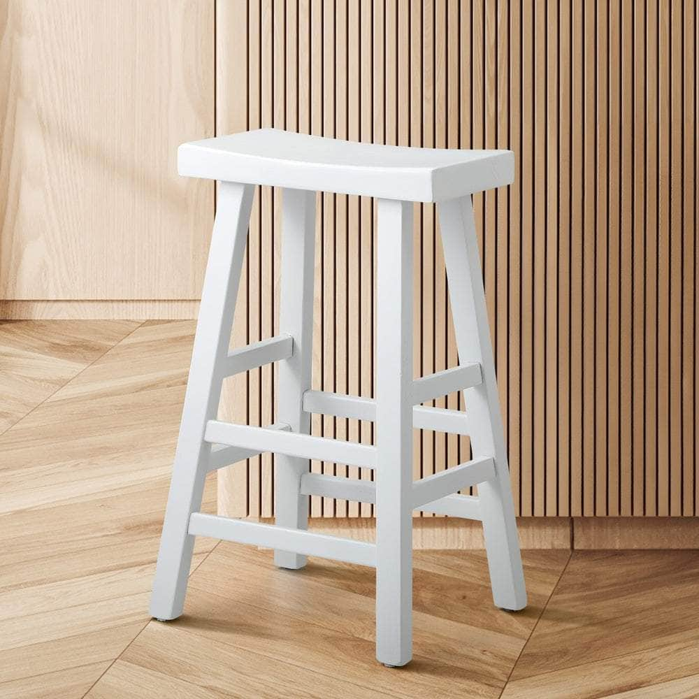 Bar Stools Kitchen Stool Wooden Counter Chairs White