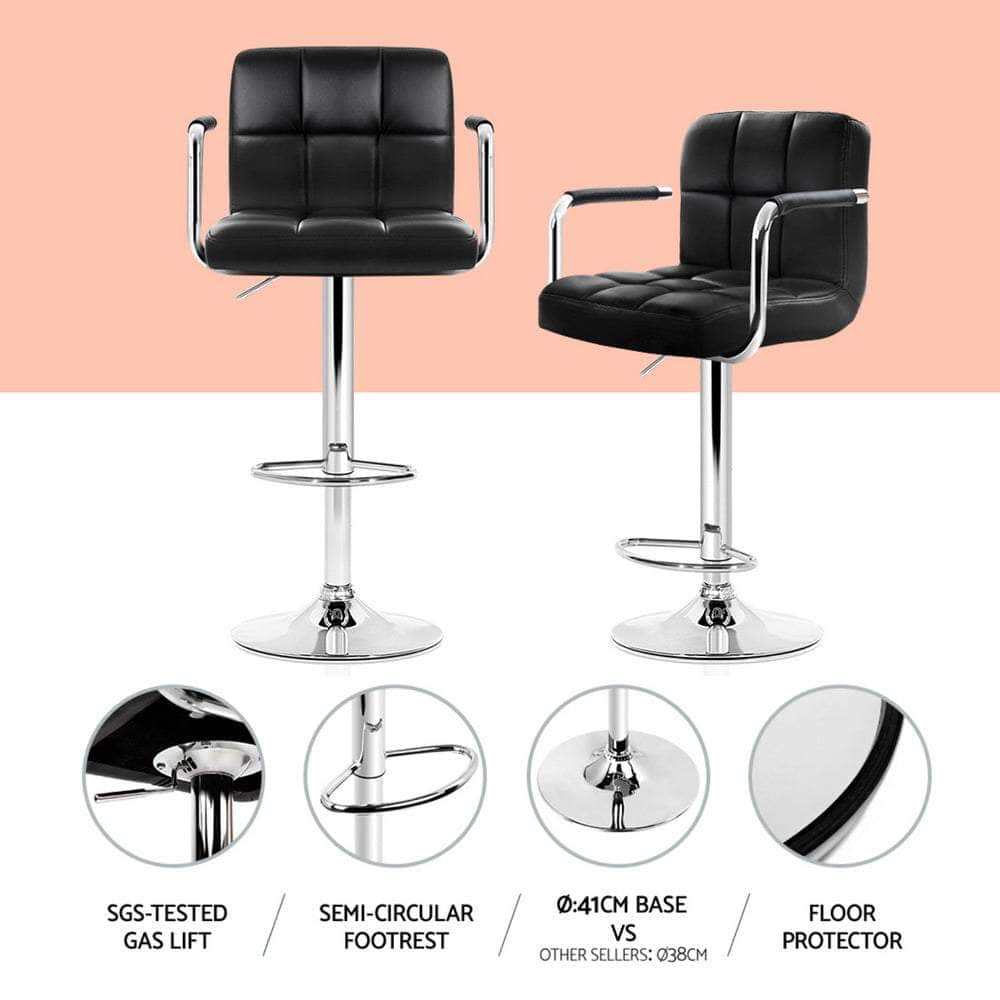 Bar Table and Stools Set Dining Desk Kitchen Chairs Cafe Pub