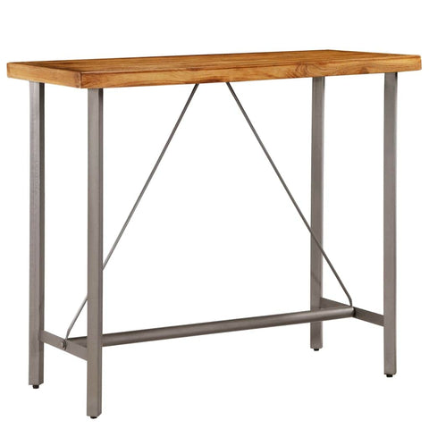 Bar Table Industrial look Solid Reclaimed Teak