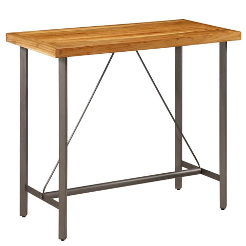 Bar Table Industrial look Solid Reclaimed Teak