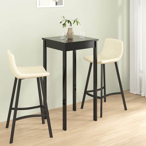 Bar Table Mdf Black