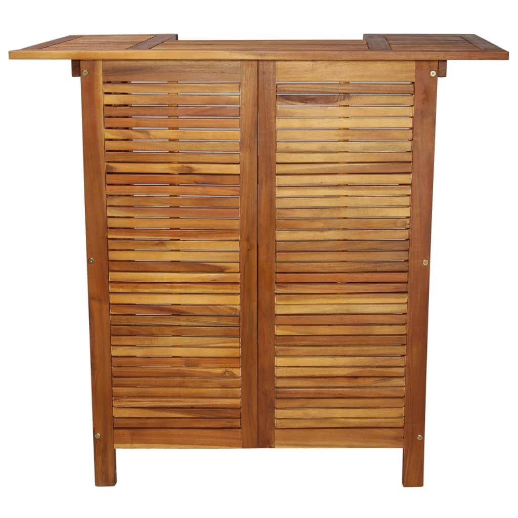 Bar Table Solid Acacia Wood