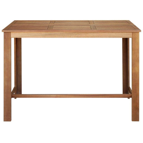 Bar Table Solid Acacia Wood