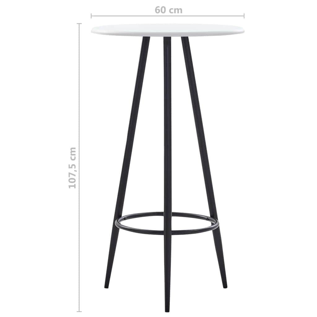 Bar Table White MDF