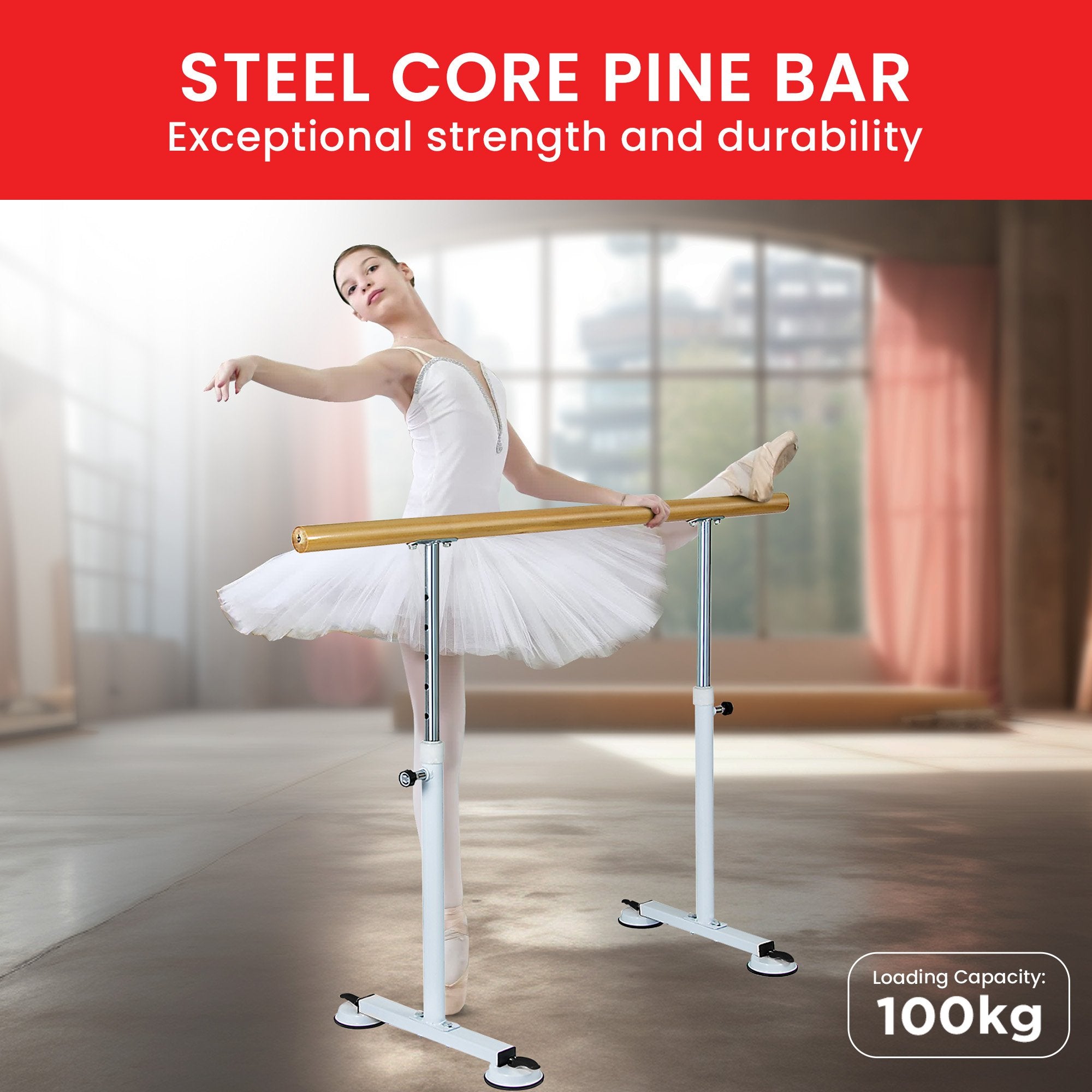 Freestanding Ballet Barre - 1.5M