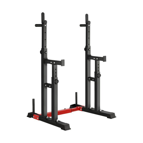 Barbell Bar Stand with Adjustable Squat Rack