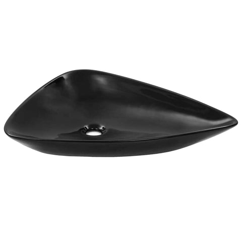 Basin Ceramic Black Triangle