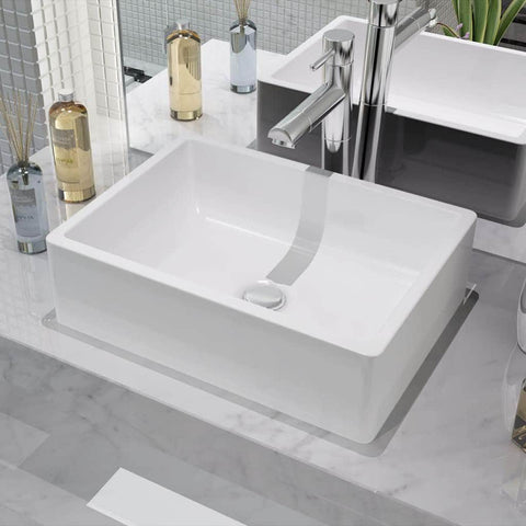 Basin Ceramic White