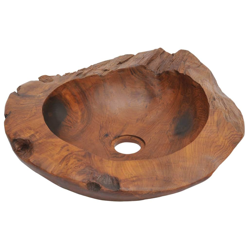 Basin Solid Teak 45 cm