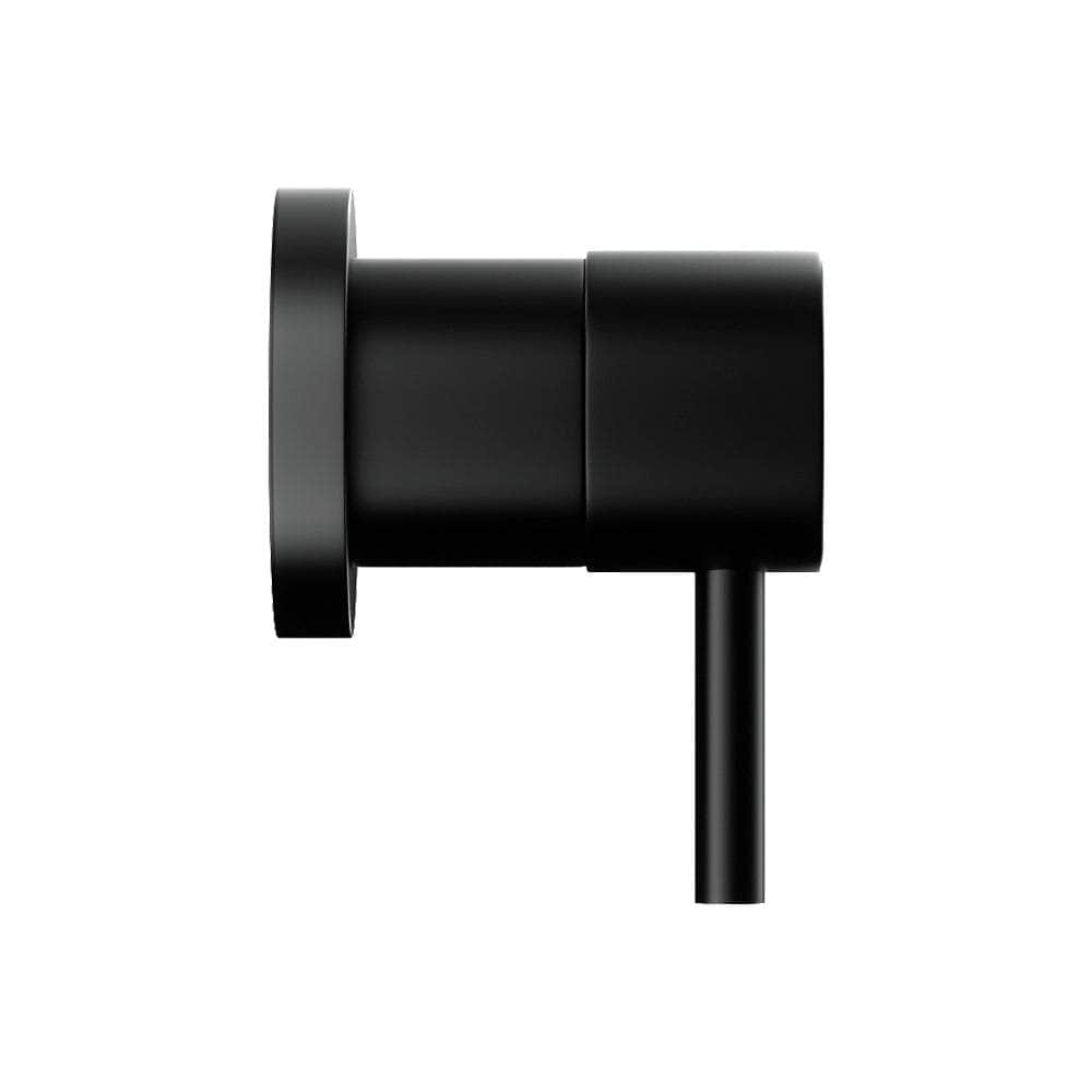 Basin Twin Tap Wall Round Brass Faucet Shower Bathtub Black/Silver