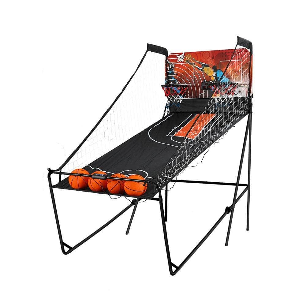 Basketball Arcade Game - Electronic Scorer, 8 Games, Double Shoot, Black