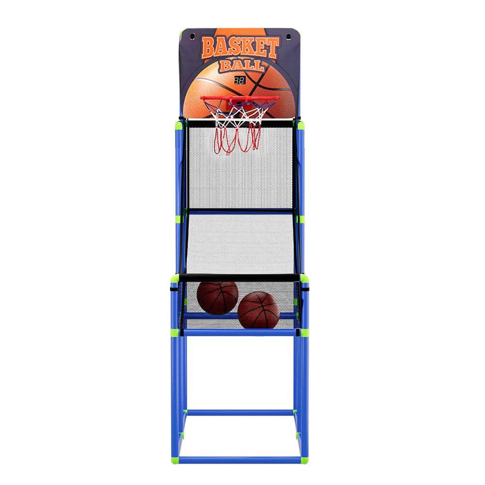 Basketball Arcade Game - Electronic Scorer, Adjustable, Blue