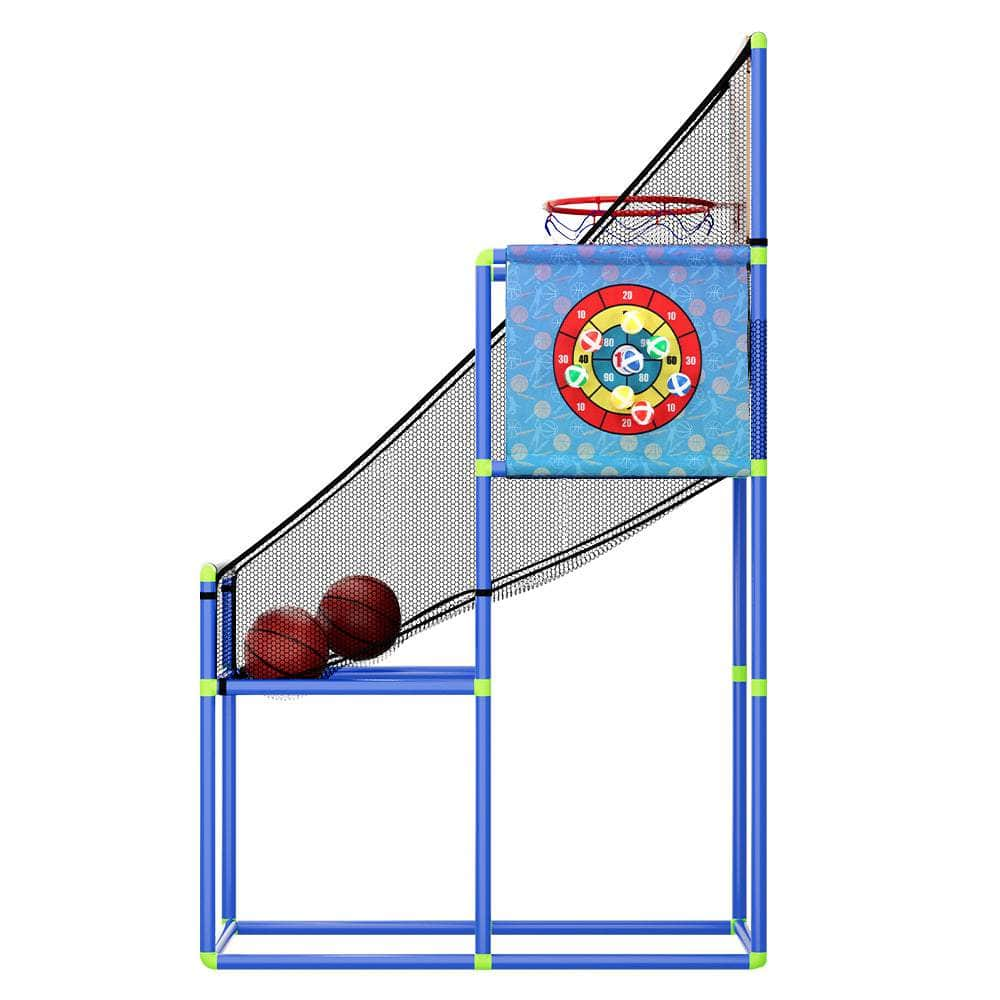 Basketball Arcade Game - Electronic Scorer, Adjustable, Blue