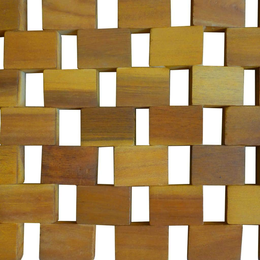 Bath Mat Acacia Wood Mosaic