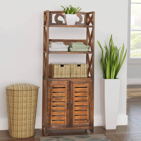 Bathroom Cabinet Albuquerque Wood Brown