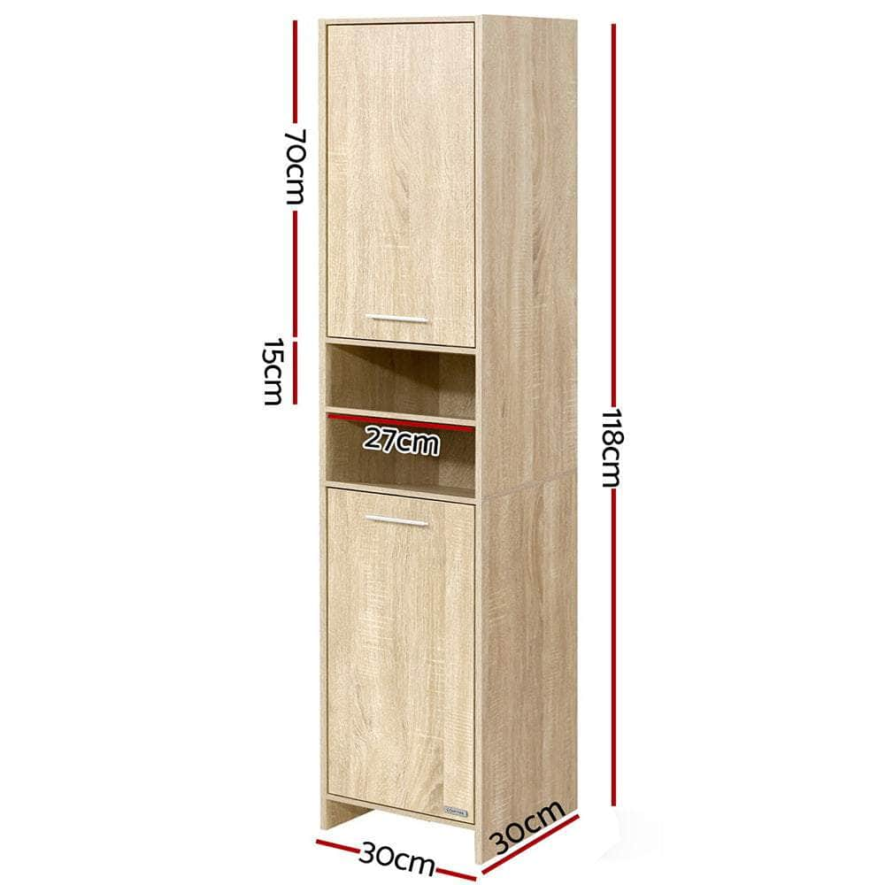 Bathroom Cabinet Storage 185cm Wooden